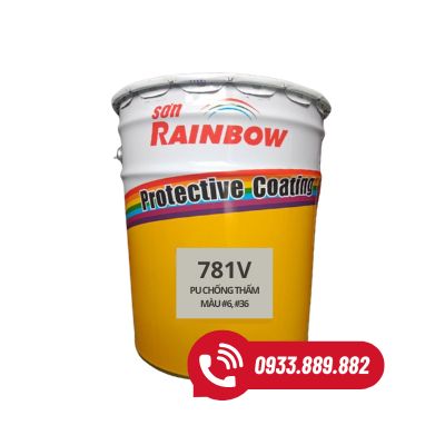 Sơn phủ PU Chống Thấm Rainbow 781V