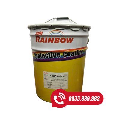 Sơn Chịu Nhiệt 200°C Màu Bạc Rainbow 1506
