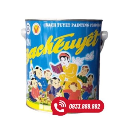 Sơn dầu Bạch Tuyết 612D màu xanh ngọc