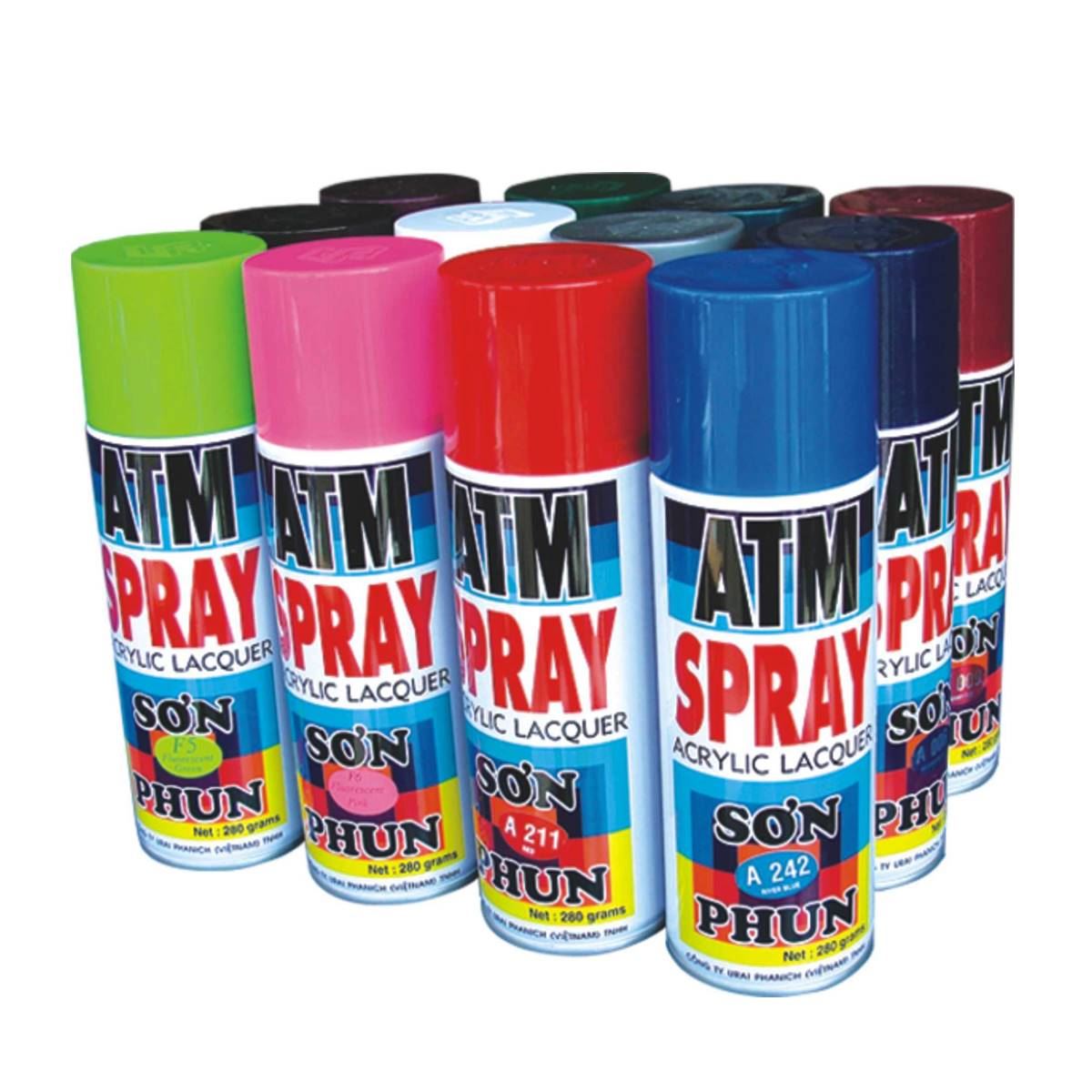 Sơn Xịt ATM Xe Mô Tô A400 Rich Gold