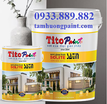 Sơn TiTo Solite Satin Bóng Ngoại Thất