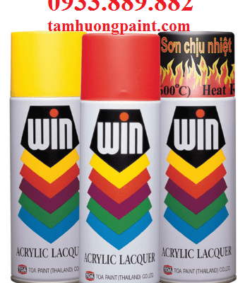 Sơn Xịt Win Màu K83 Mạ Vàng