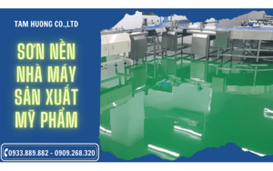 Sơn nền nhà máy sản xuất mỹ phẩm tamhuongpaint