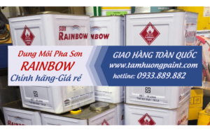 Dung môi pha sơn Rainbow giá rẻ | Thinner Rainbow