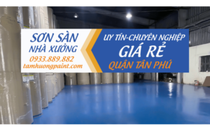 dịch vụ sơn sàn nhà xưởng giá rẻ quận tân phú hcm