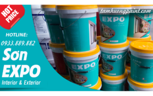 Sơn nước expo nội ngoại thất giá rẻ kèm bảng màu sơn nước expo