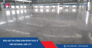 Báo giá thi công sơn epoxy KCC ở đâu rõ ràng, hợp lý?