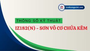 Thông số kỹ thuật IZ182(N) KCC - sơn lót kẽm vô cơ - BÌA