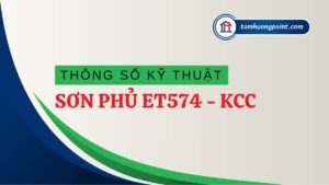 Thông số kỹ thuật ET574 KCC (TDS ET574) - BÌA
