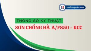 Thông số kỹ thuật A/F850 KCC (TDS A/F850)